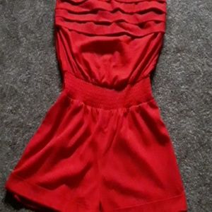 Strapless Romper